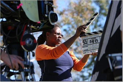Rae-ann on set California 2008 